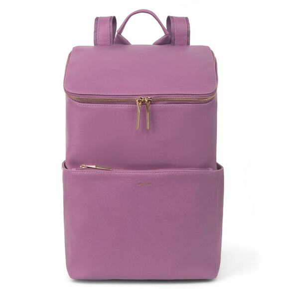 Matt & Nat DEAN Vegan Backpack Vintage Style Pink Purple Large Women’s Bag
